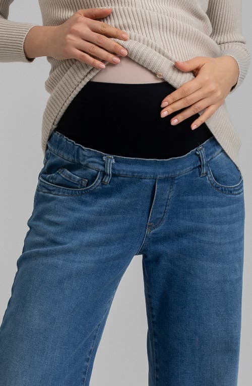 Pietro Brunelli Maternity Relaxed Fit Maternity Jeans In Blue