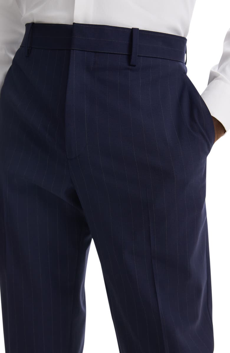 Theory Mayer Pinstripe Slim Fit Stretch Wool Dress Pants, Alternate, color, 