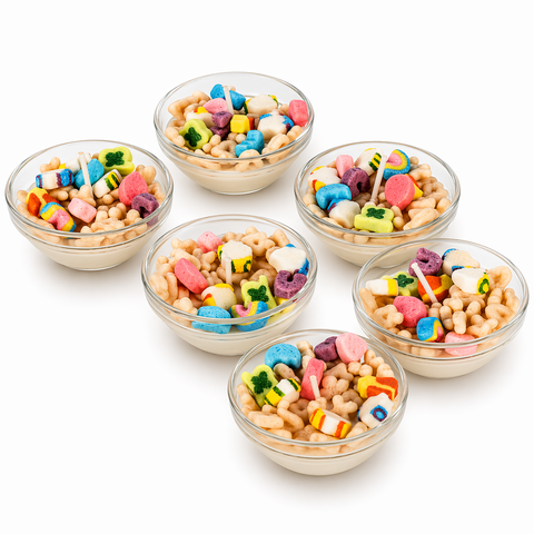 Mini Lucky Charms Cereal Candle Set of 6