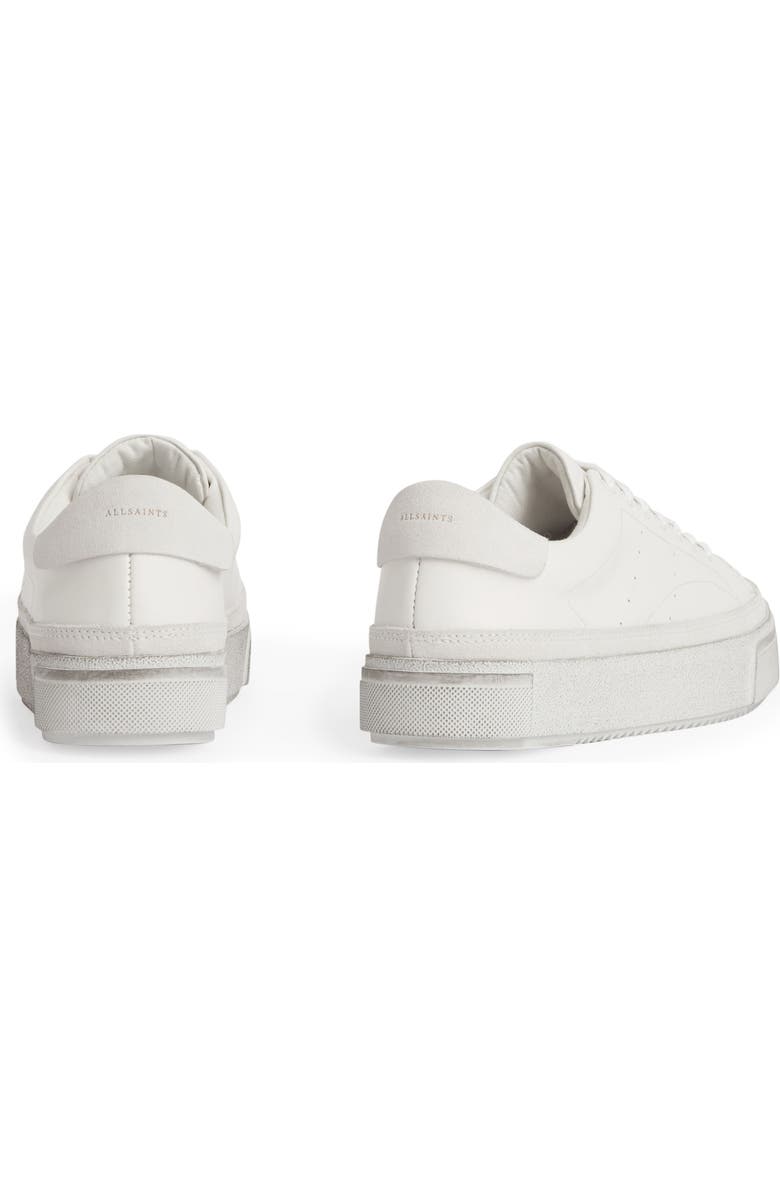 AllSaints Trish Platform Sneaker, Alternate, color, White