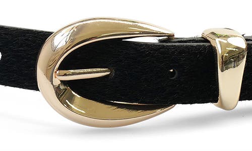 Petit Moments Marisa Leather Belt In Black