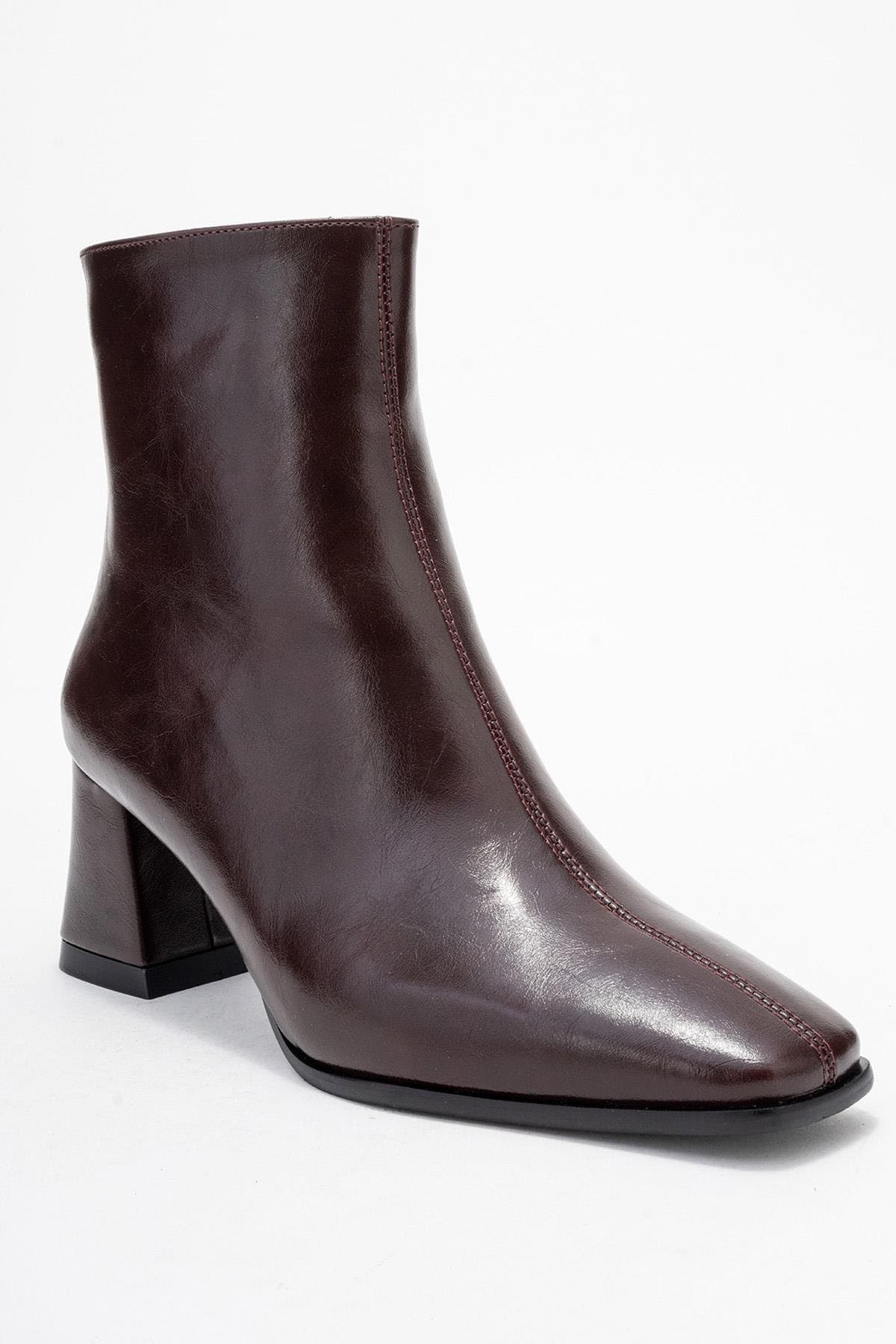 Burgundy Faux Leather