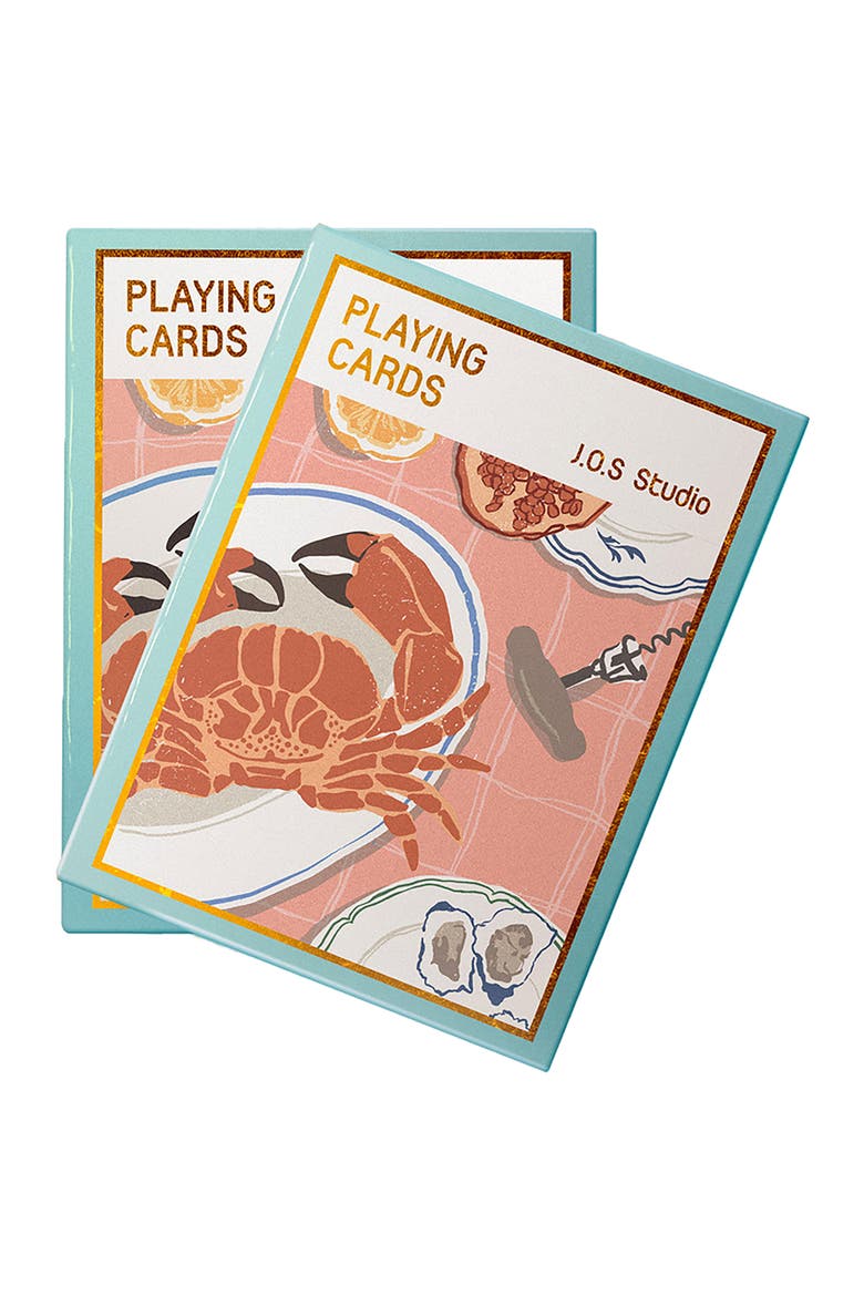 Playing Cards, Mediterranean Summer, Standard 54 Card Deck, Alternate, color, Multicolored