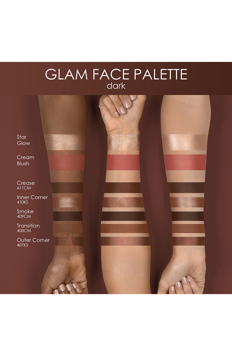 Natasha Denona Glam Face Palette - Dark, Alternate, color,