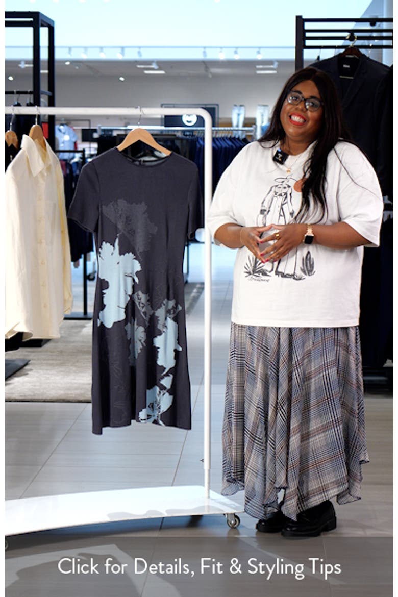 Abstract Floral A-Line Dress video