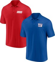 FANATICS Men's Fanatics Branded Royal/Red New York Giants Dueling Two-Pack Polo Set