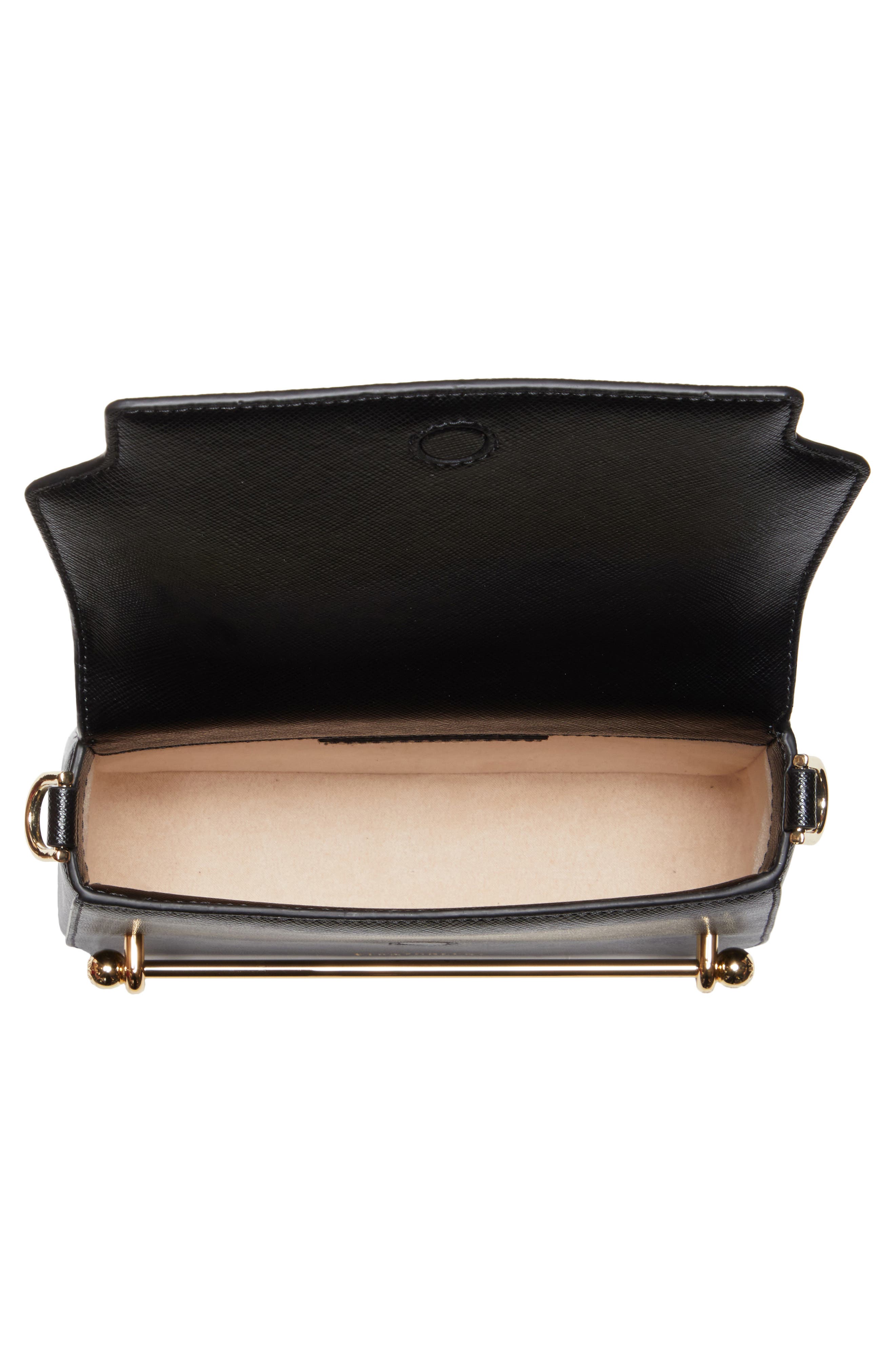 Strathberry Mini Ace Leather Crossbody Bag, Alternate, color, 