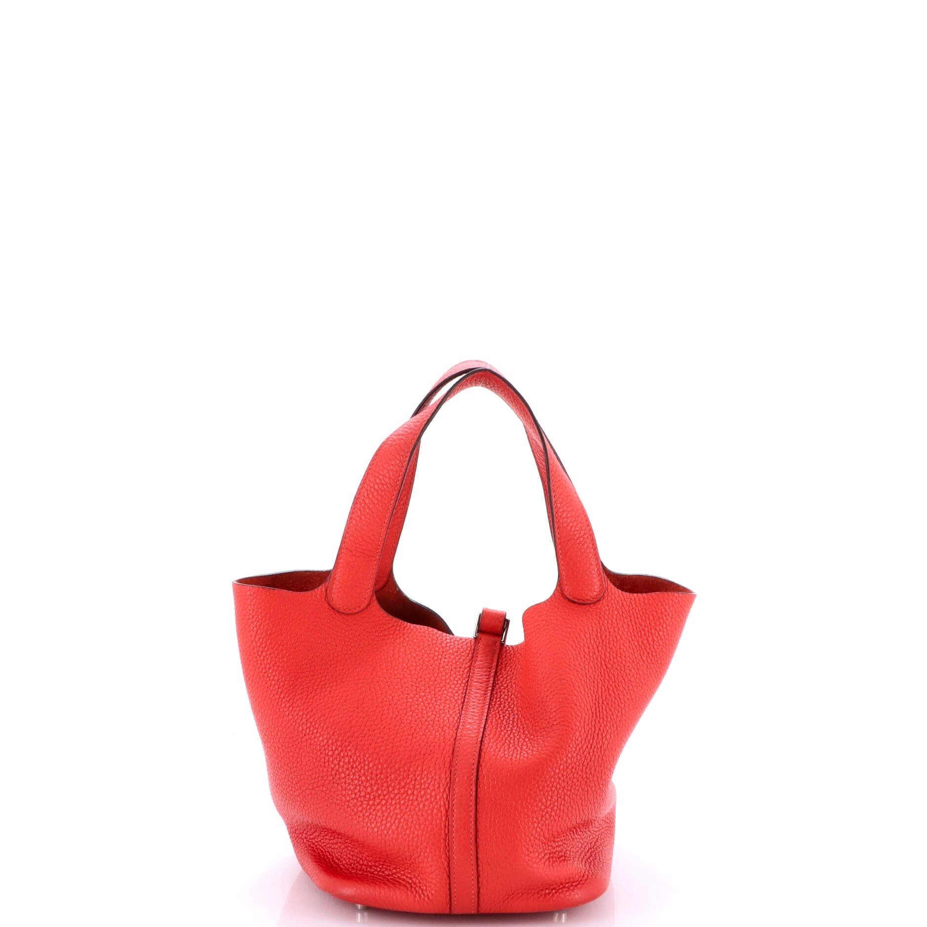 Picotin Lock Bag Clemence MM, Alternate, color, Red