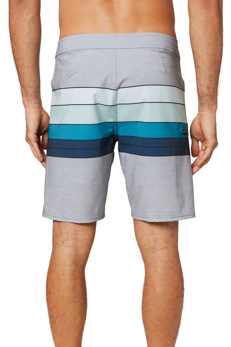 Hyperfreak Heist Line Board Shorts, Alternate, color, LIGHT GREY