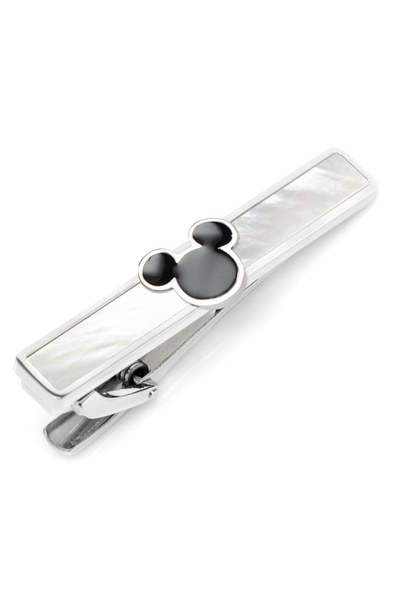 Cufflinks, Inc. Mickey Mouse Mother-of-Pearl Tie Bar, Main, color, Pearl