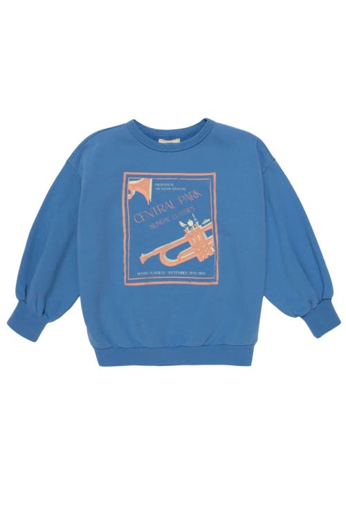 The Sunday Collective Organic Weekend Sweatshirt In Blue