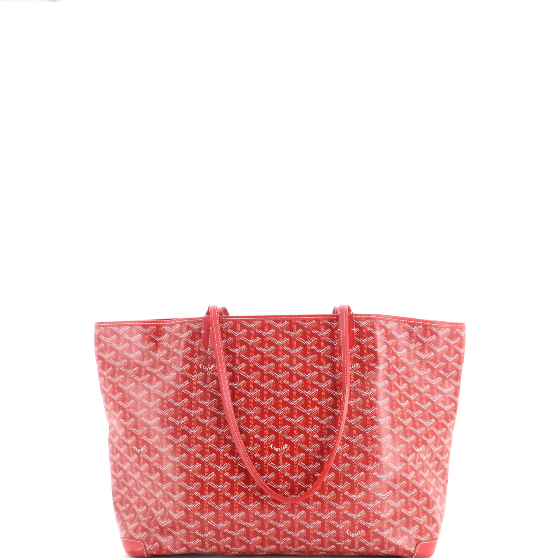 Artois Tote Coated Canvas MM, Alternate, color, Red