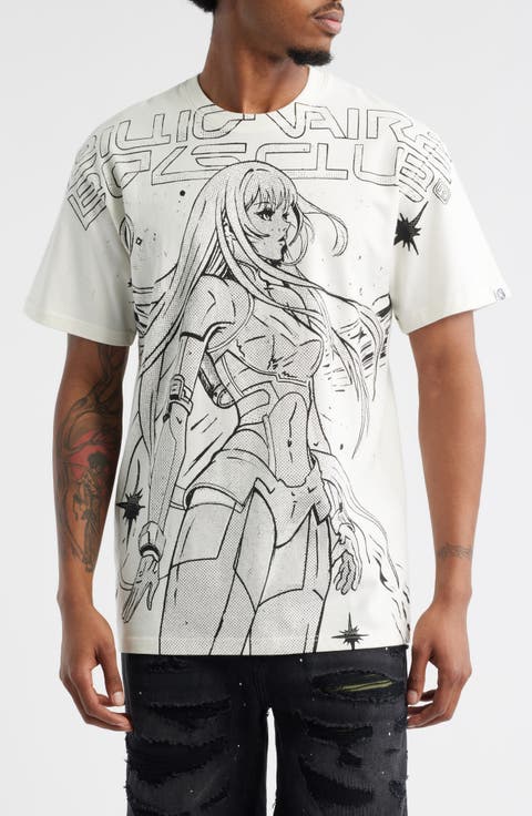 Anime Oversize Graphic T-Shirt