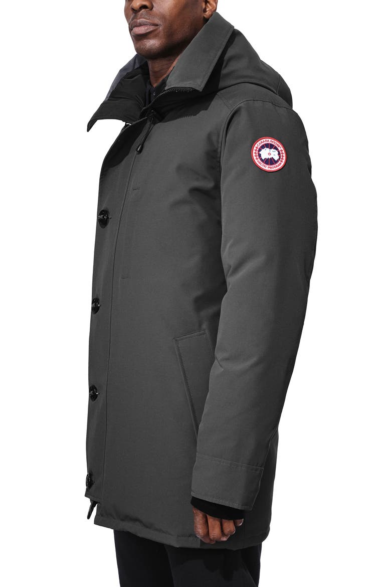 Chateau Slim Fit Down Parka, Alternate, color, GRAPHITE
