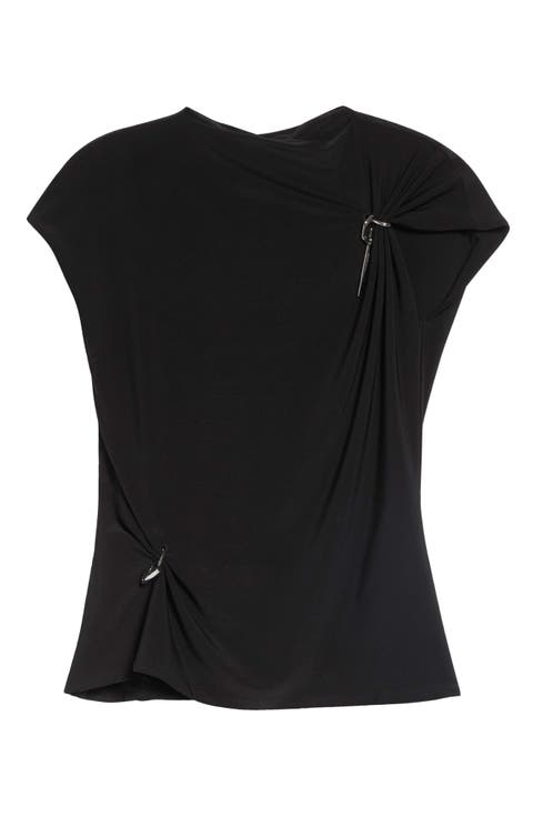 Relic Charms Jersey Mock Neck Top
