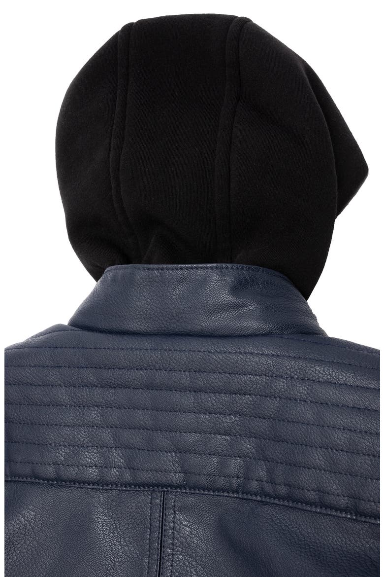 Knit Hood Jacket, Alternate, color, NAVY