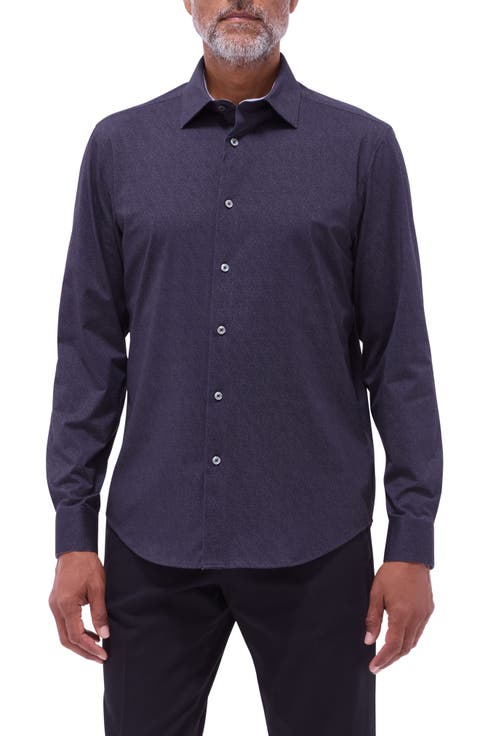 Jimmy OoohCotton® Solid Button-Up Shirt
