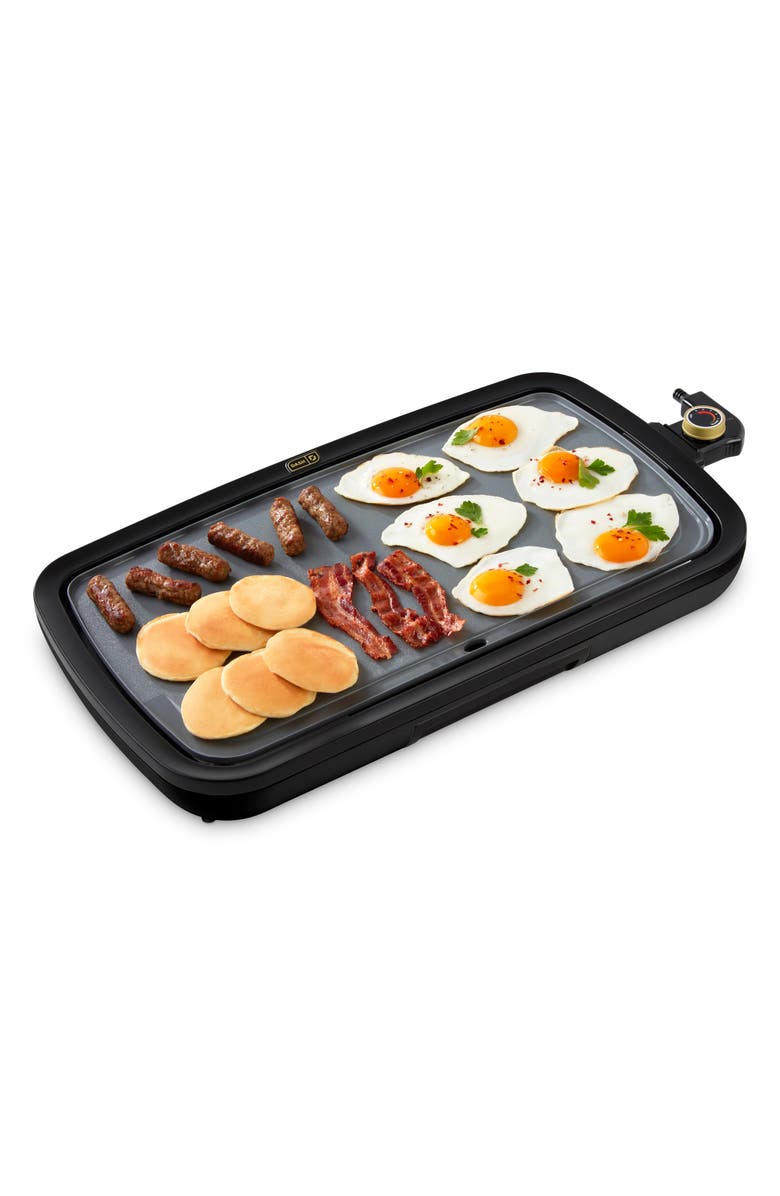 Dash Ceramic Nonstick Everyday Griddle, Alternate, color, Black