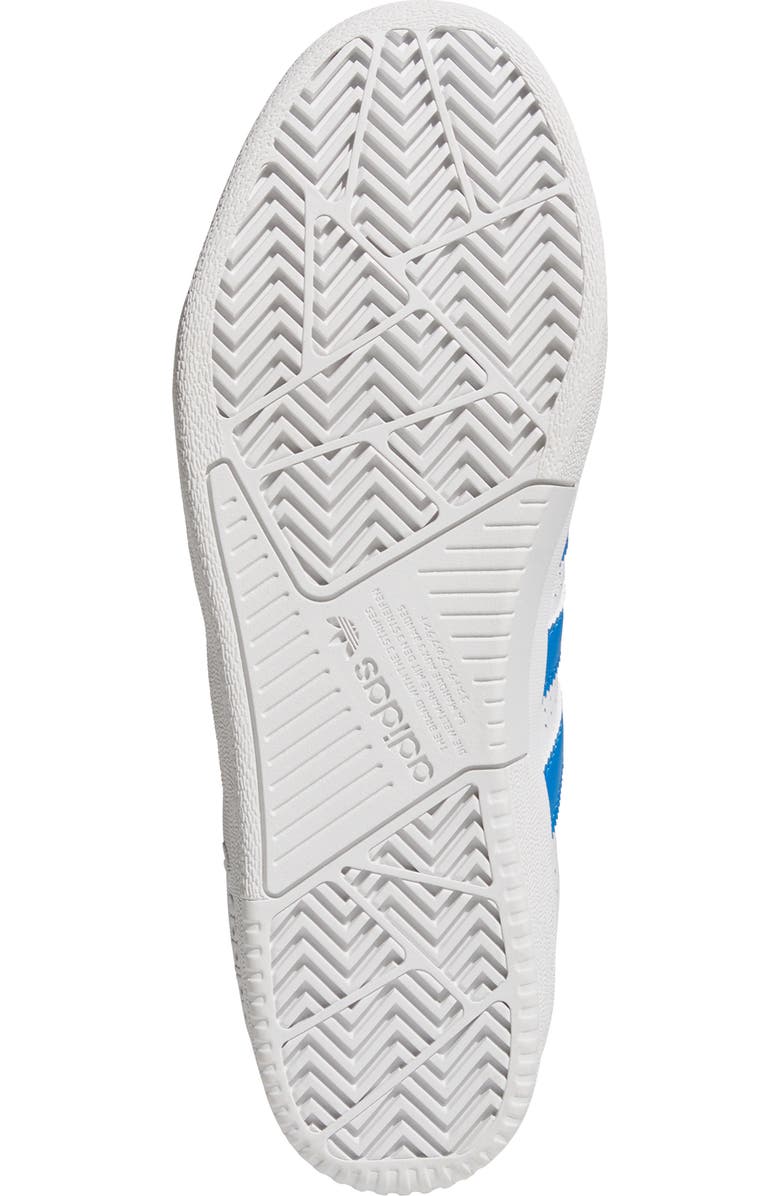 adidas Tyshawn Skateboarding Sneaker, Alternate, color, White/ Orange/ Blue Bird