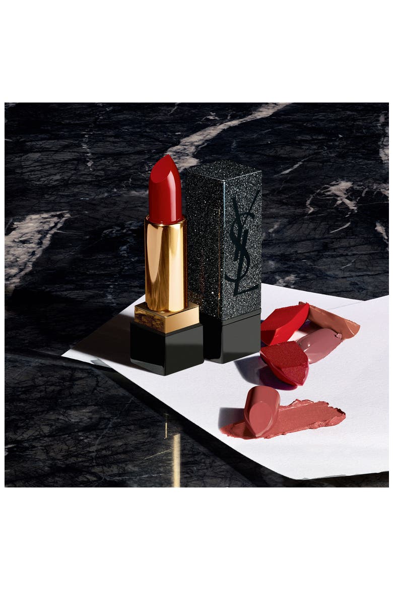 x Zoë Kravitz Rouge Pur Couture Lipstick (Limited Edition), Alternate, color, 122 WOLFS RED / SATIN