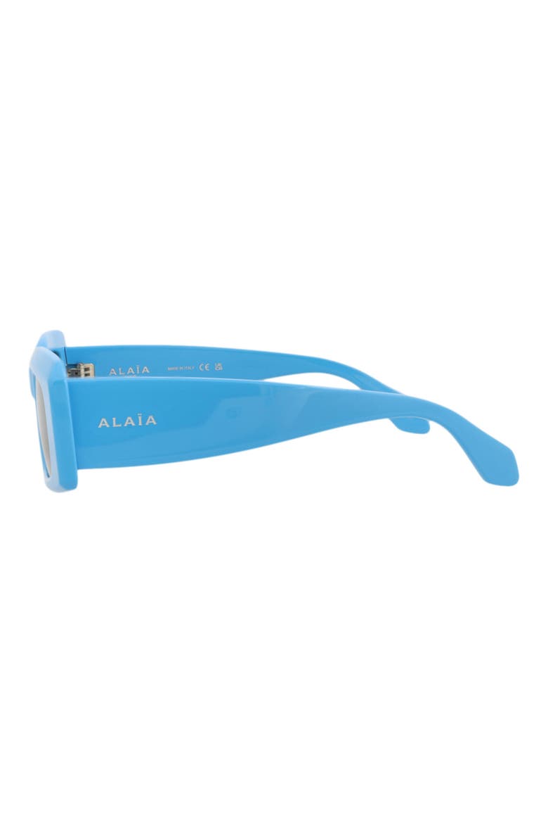 53mm Rectangular Sunglasses, Alternate, color, LIGHT BLUE LIGHT BLUE GREY