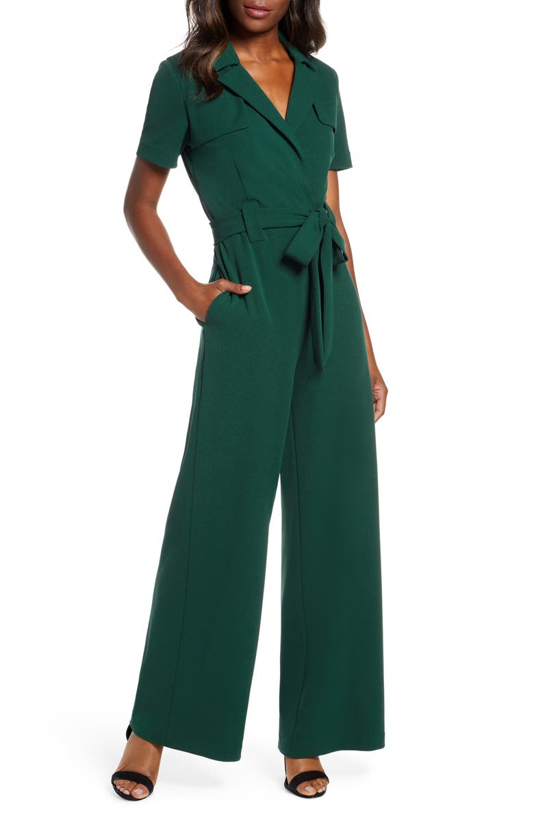 Mark + James by Badgley Mischka Mark + James Badgley Mischka Trench Jumpsuit, Main, color,