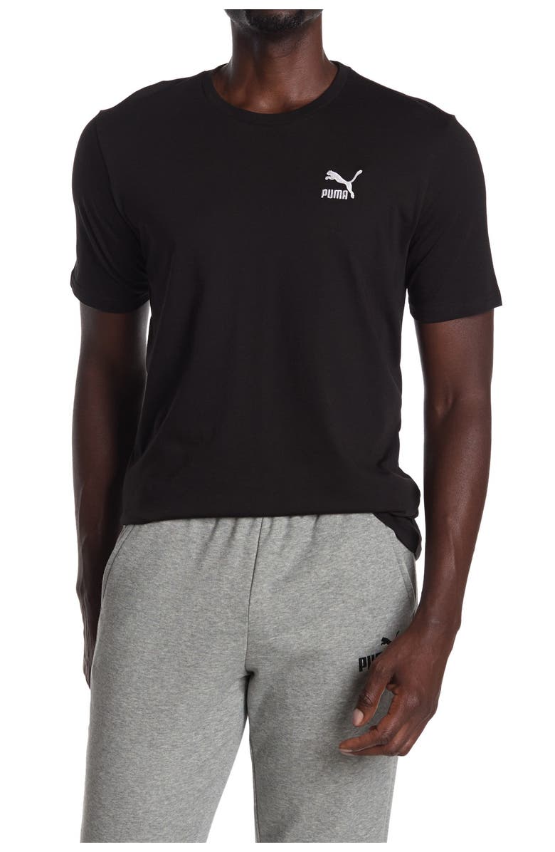 PUMA Embroidered Classic Logo Tee, Main, color,