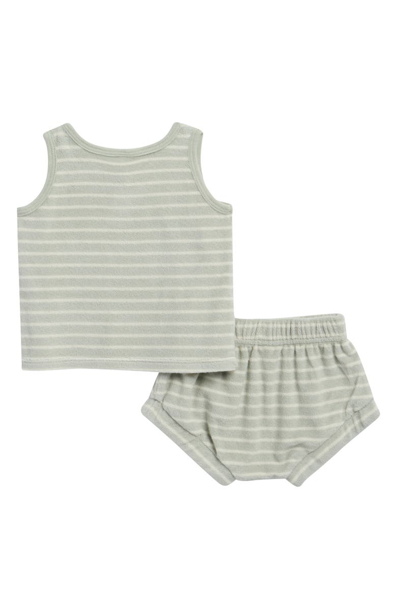 Rylee + Cru Terry Tank & Shorts Set, Alternate, color, Seafoam