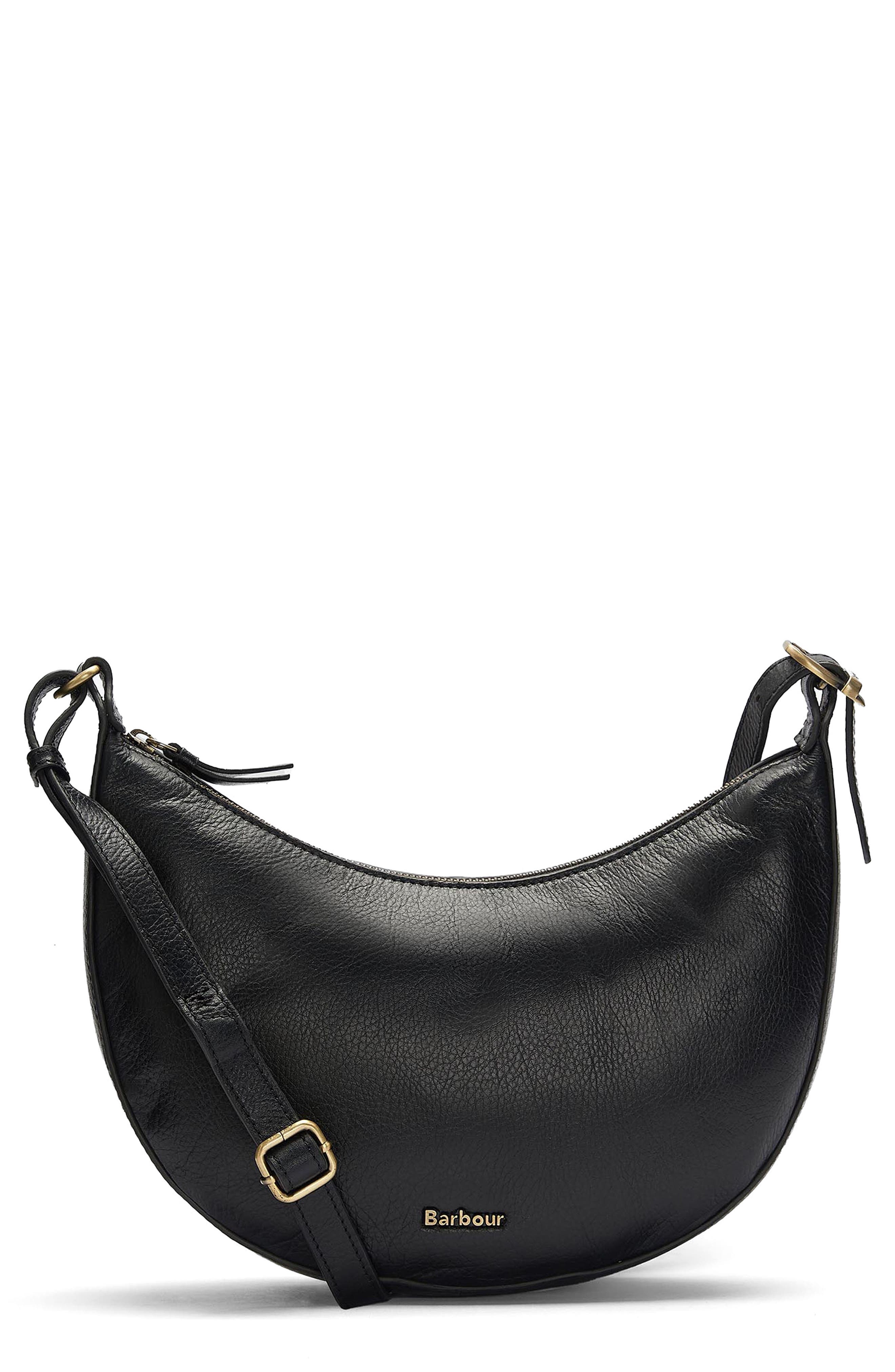Barbour Laire Leather Sling Bag, Main, color, 
