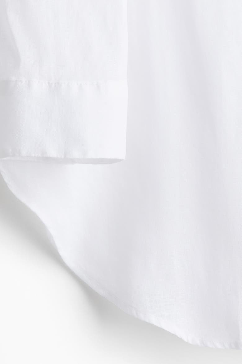 Linen Beach Shirt, Alternate, color, White