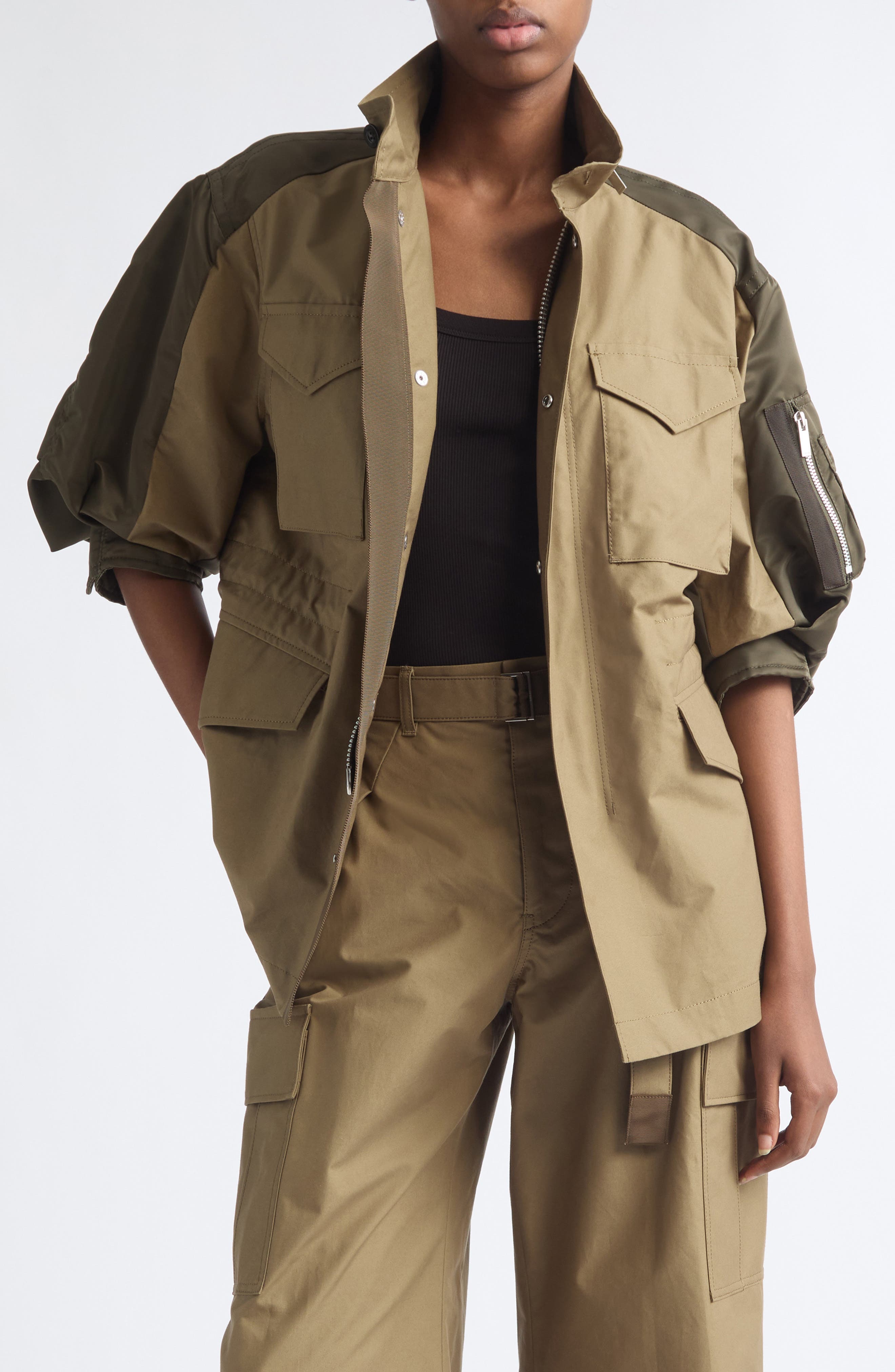 selected BEIGE/ DARK KHAKI
