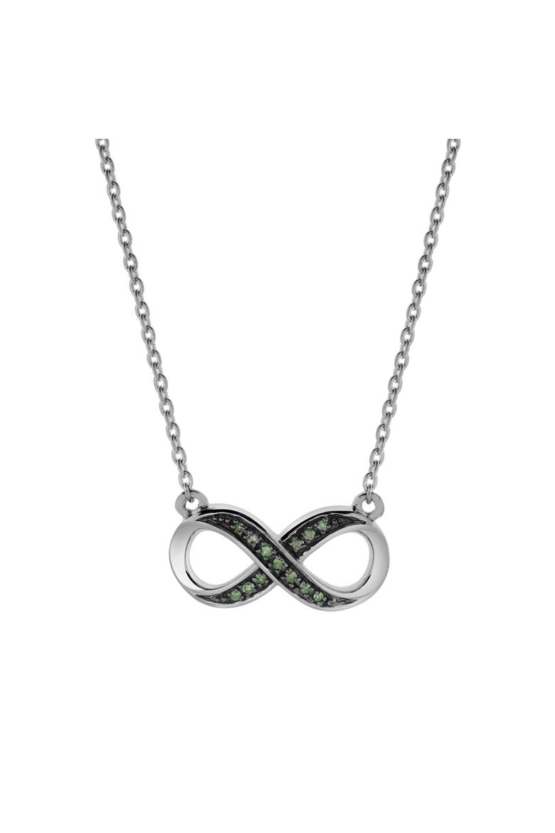 Infinite Devotion 0.08 Ct Diamond Necklace in 925 Sterling Silver, Main, color, Sterling Silver