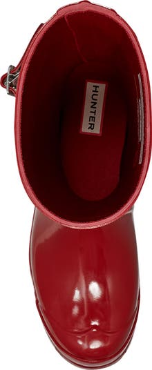 Hunter Original Tour Short Gloss Packable Rain Boot (Women