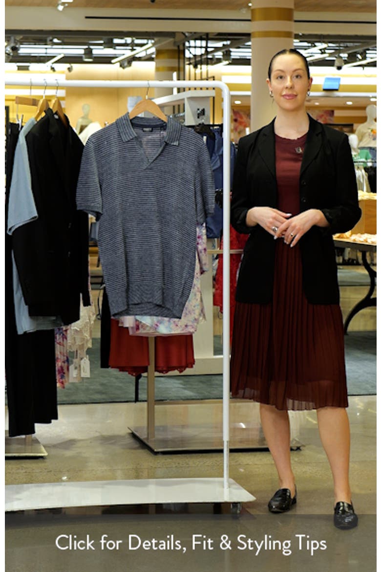 Stripe Linen Sweater Polo video