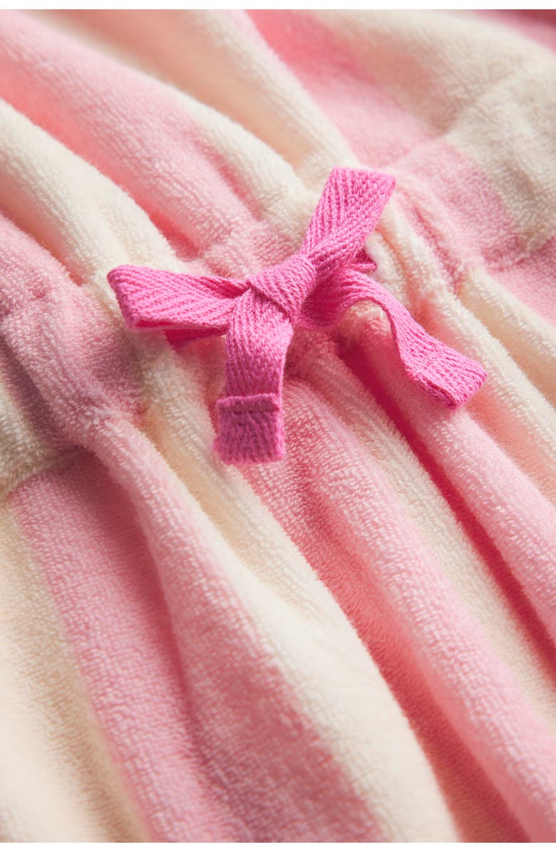 Mini Boden Kids' Stripe Terry Romper, Alternate, color, Pink Blossom Pink Stripe