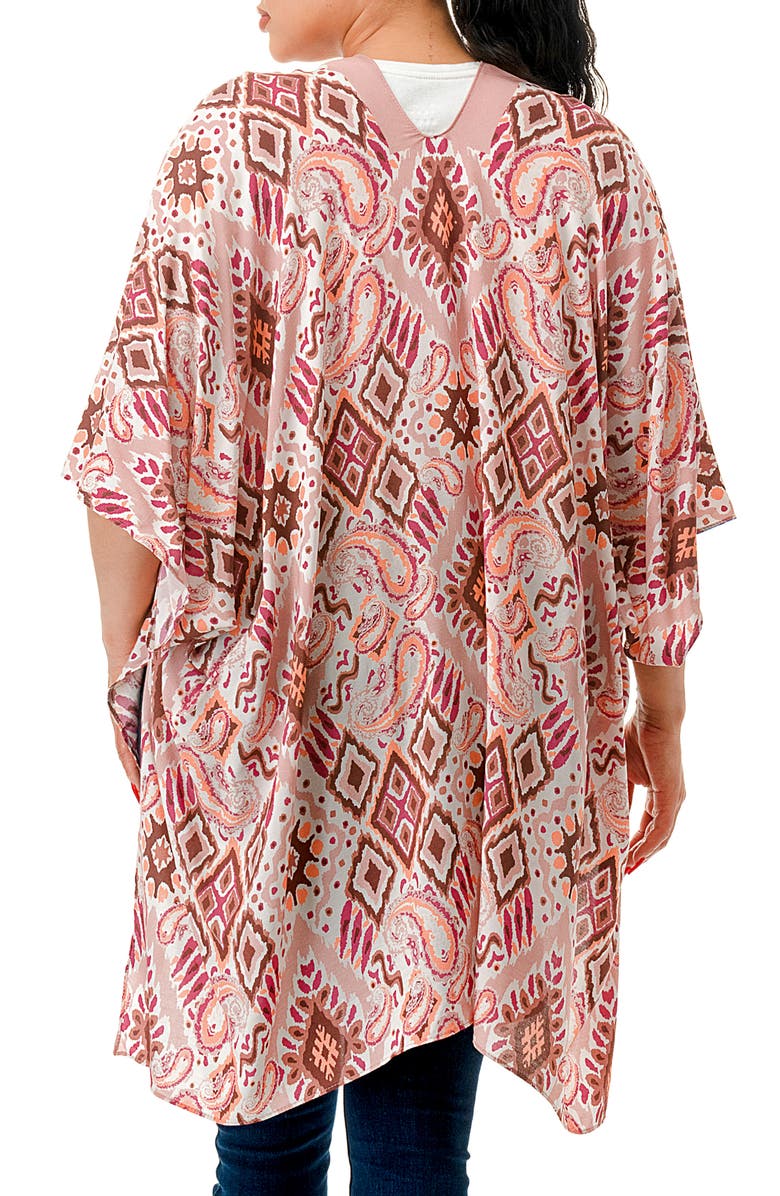 MARCUS ADLER Abstract Geometric Print Topper, Alternate, color, Pink