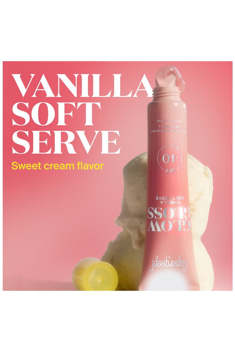 Glow Gloss SPF 40 Lip Balm, Alternate, color, VANILLA SOFT-SERVE