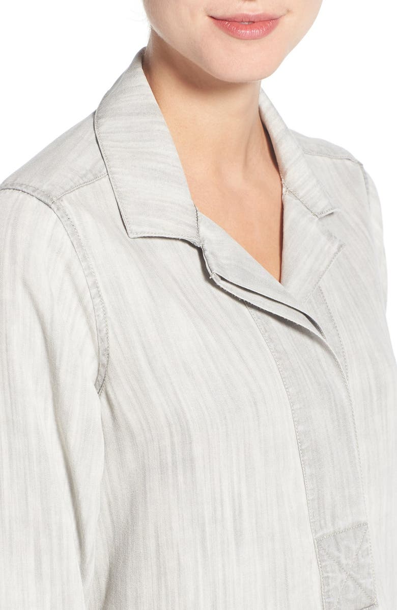 Foxcroft Tencel<sup>®</sup> Denim Shirtdress, Alternate, color, 