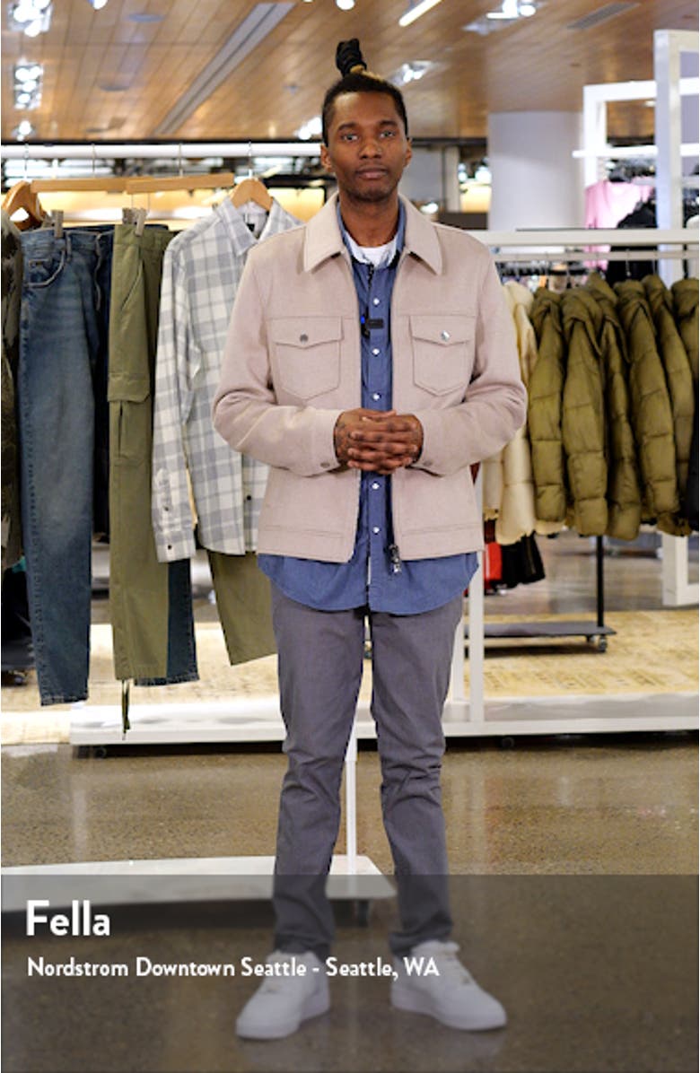 Somerss Wool Blend Trucker Jacket, sales video thumbnail