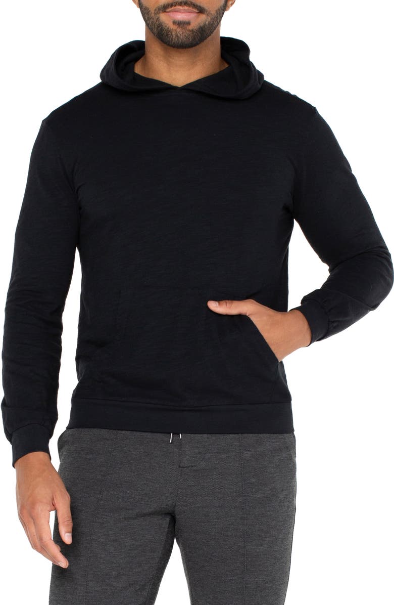 Liverpool Los Angeles Slub Knit Cotton Hoodie, Main, color, 