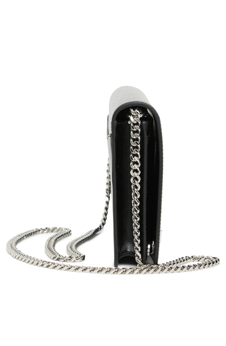 Marc Jacobs Trademarc Party on a Chain Wallet, Alternate, color, Black