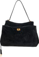 Balenciaga Medium Rodeo Suede Top Handle Bag