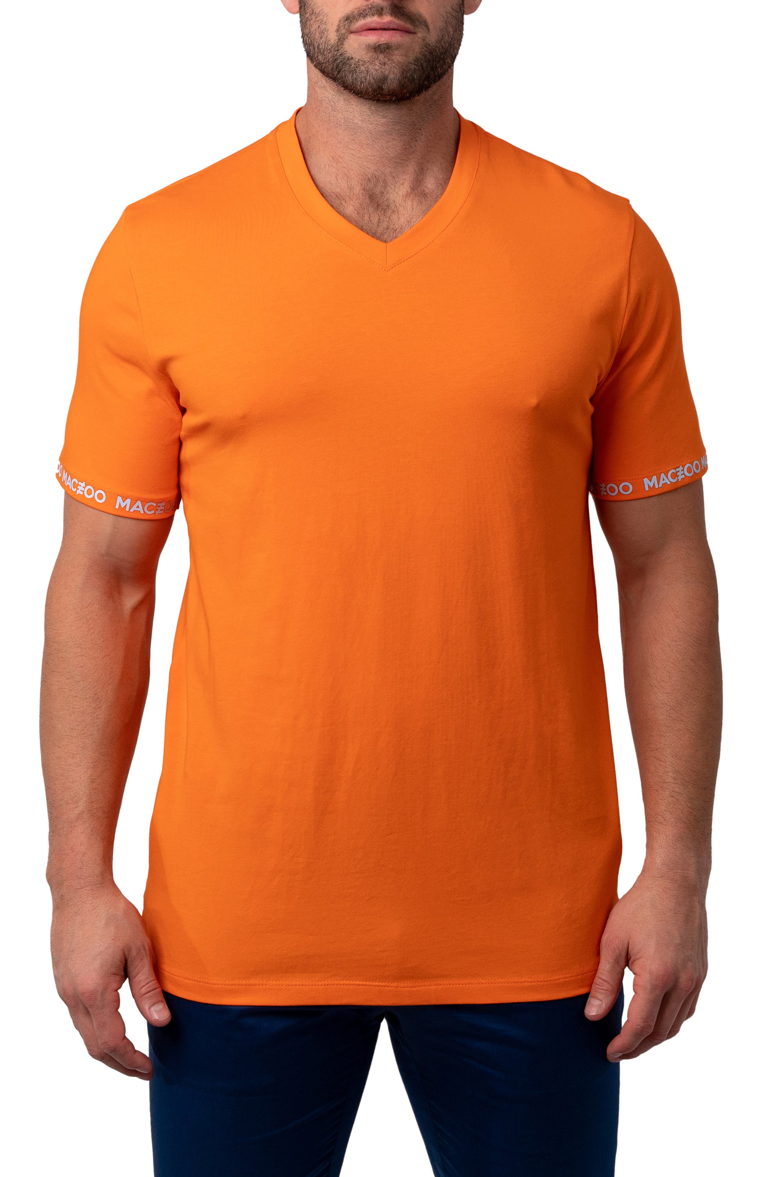 Maceoo Vivaldi Cotton V-Neck T-Shirt