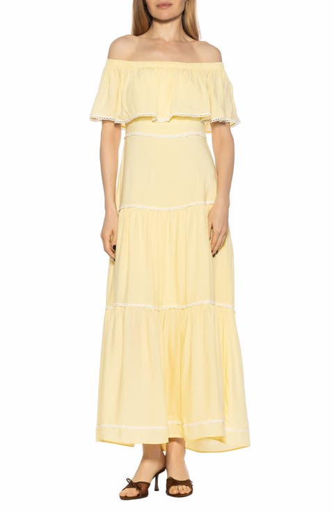 Esme Off the Shoulder Maxi Dress