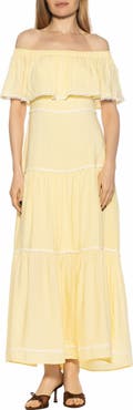 Alexia Admor Esme Off the Shoulder Maxi Dress