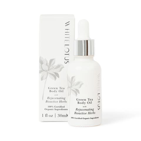 Green Tea Body Oil With Rejuvenating Bioactive Herbs