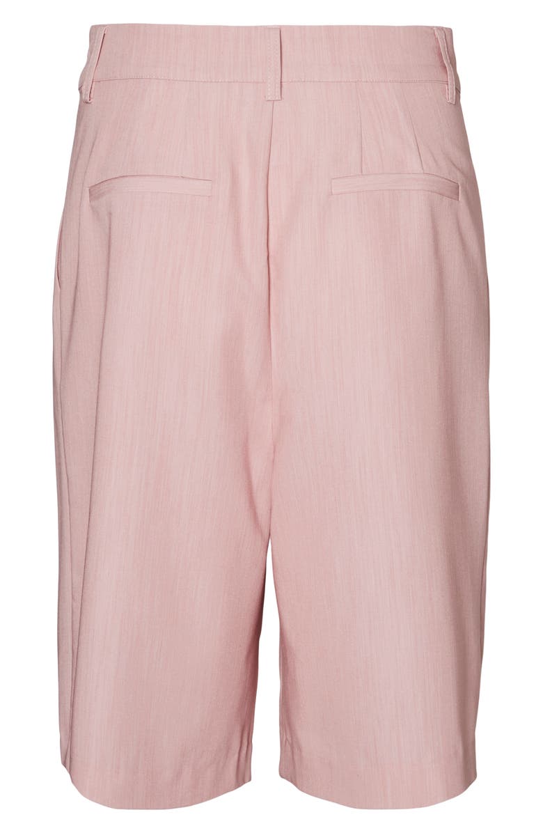 SOMETHING NEW Caroline Pleated High Waist Bermuda Shorts, Alternate, color,