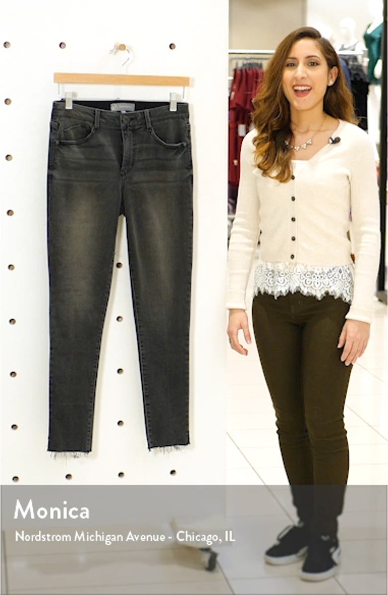 Ab-Solution Raw Hem Skinny Jeans, sales video thumbnail