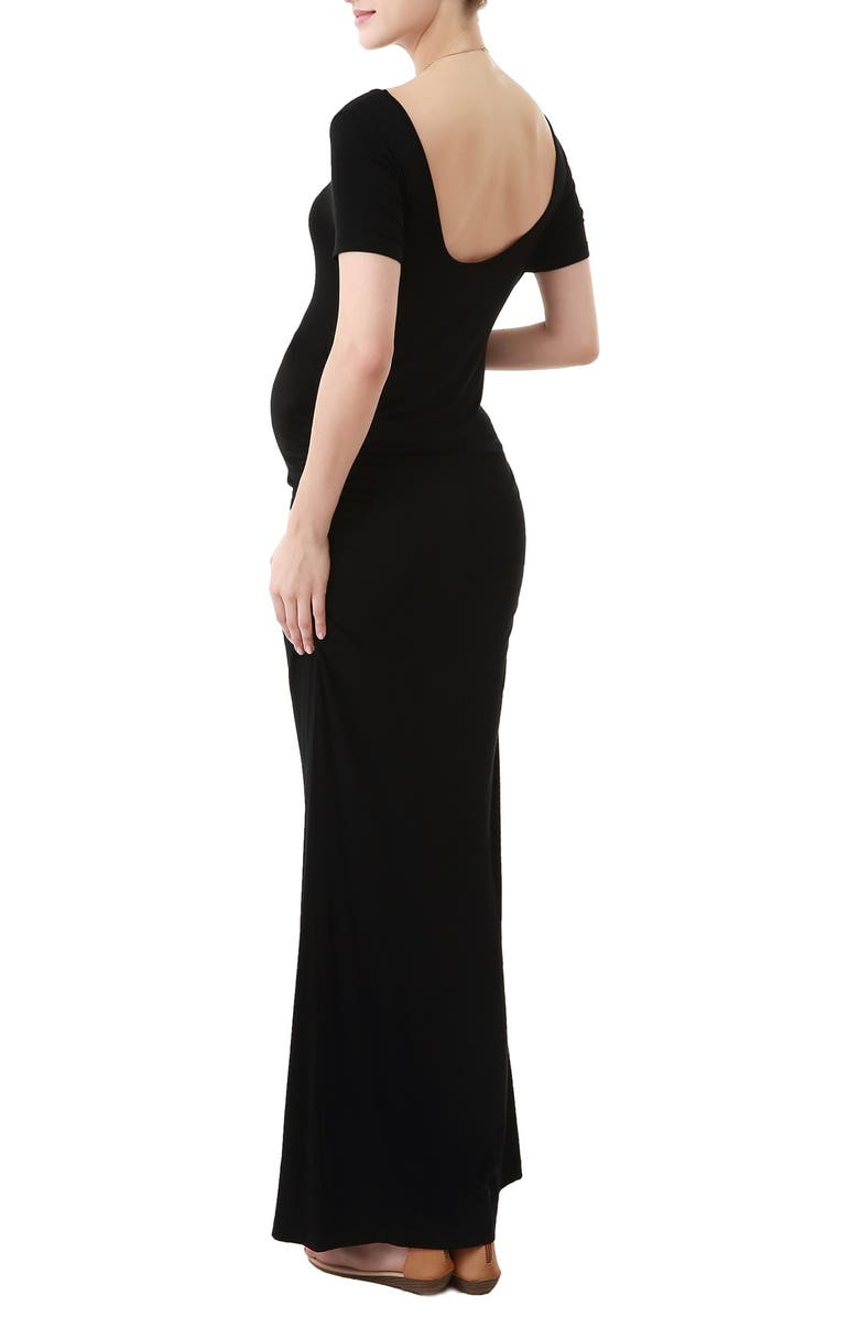 Kimi and Kai 'Scarlet' T-Shirt Maternity Column Dress, Alternate, color,