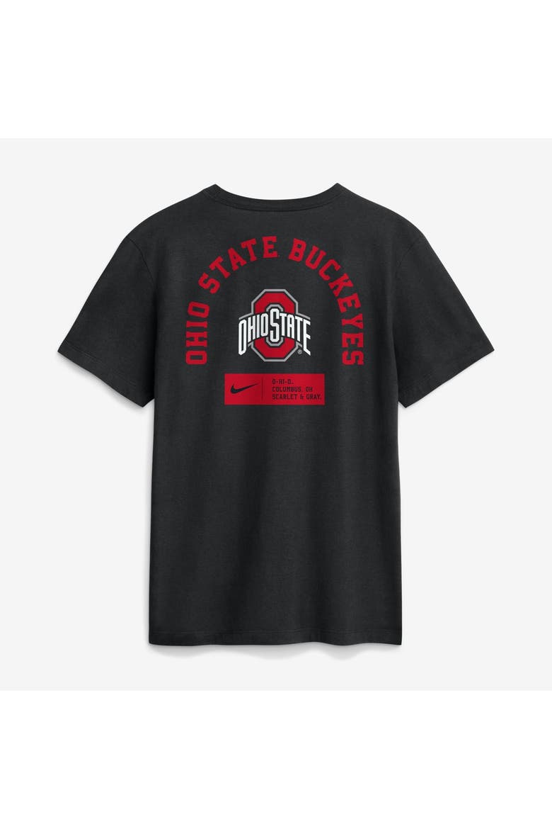 Men's Nike Black Ohio State Buckeyes Primetime Crew T-Shirt, Alternate, color, Black